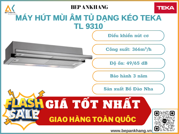 Máy Hút Mùi Âm Tủ Teka TL 9310 - Xuất Xứ Bồ Đào Nha